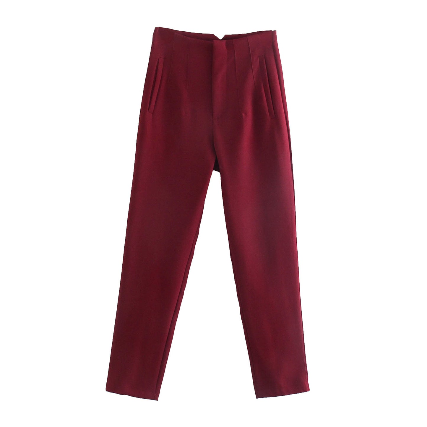 Autumn High Waist Slimming Solid Color Pants