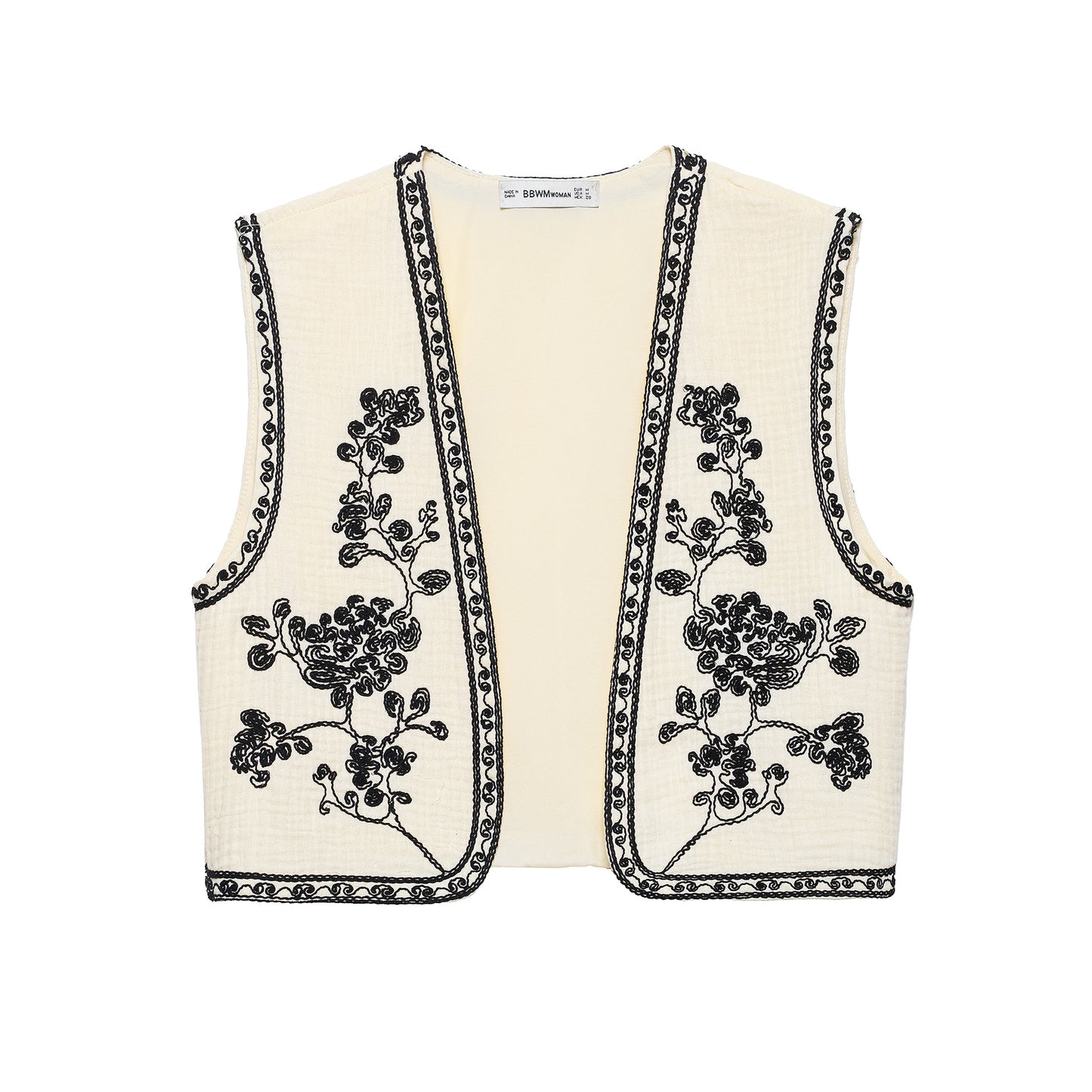 Pretty Cool Summer Embroidery Decorative Fashion Vests