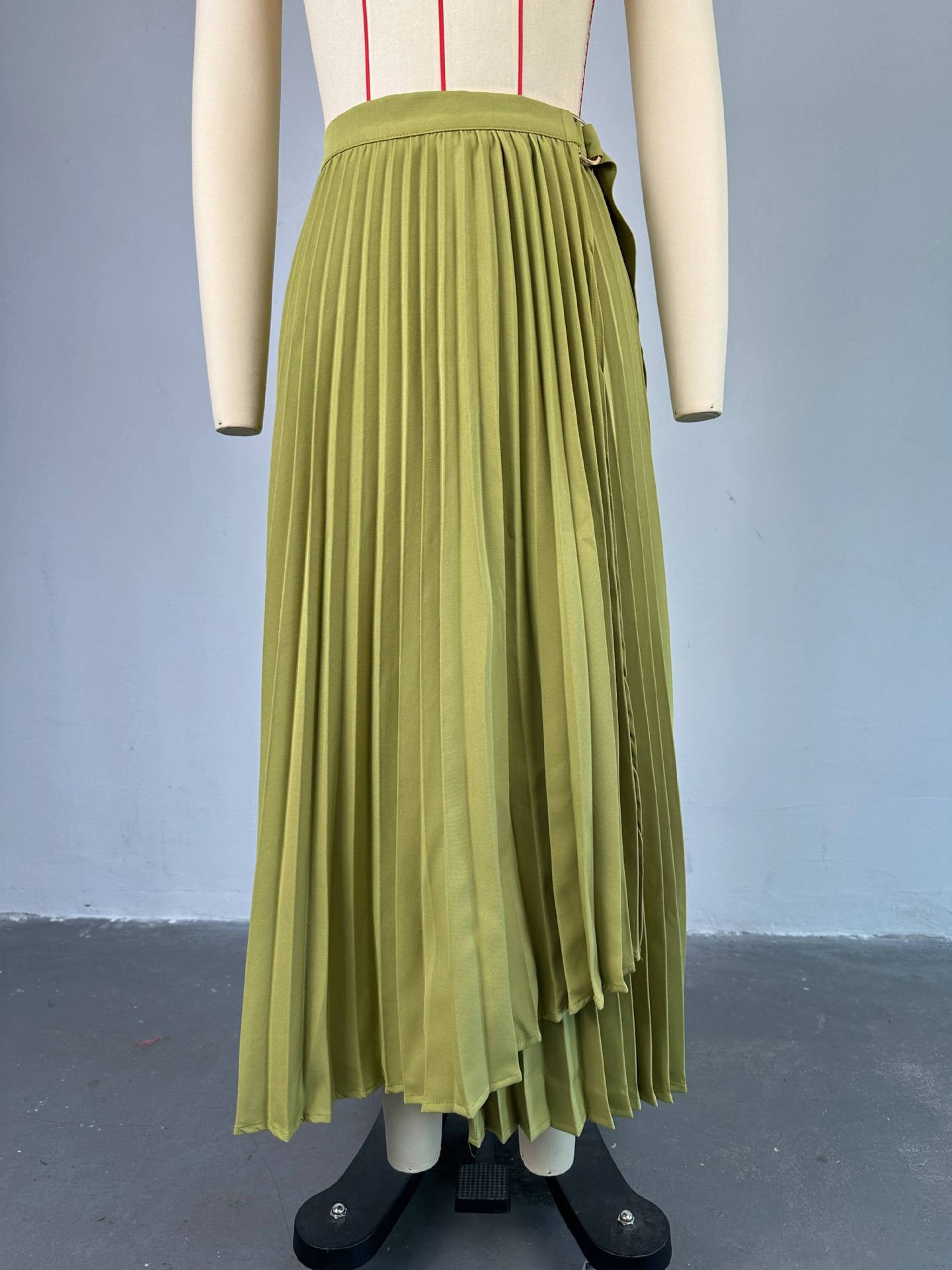 Women's Summer High Waist Slimming Irregular Mid-length Skirts