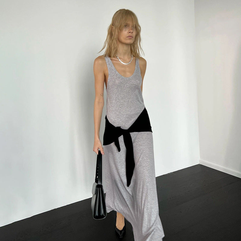 Women's Solid Color Slim Slimming Street Fashion Dresses