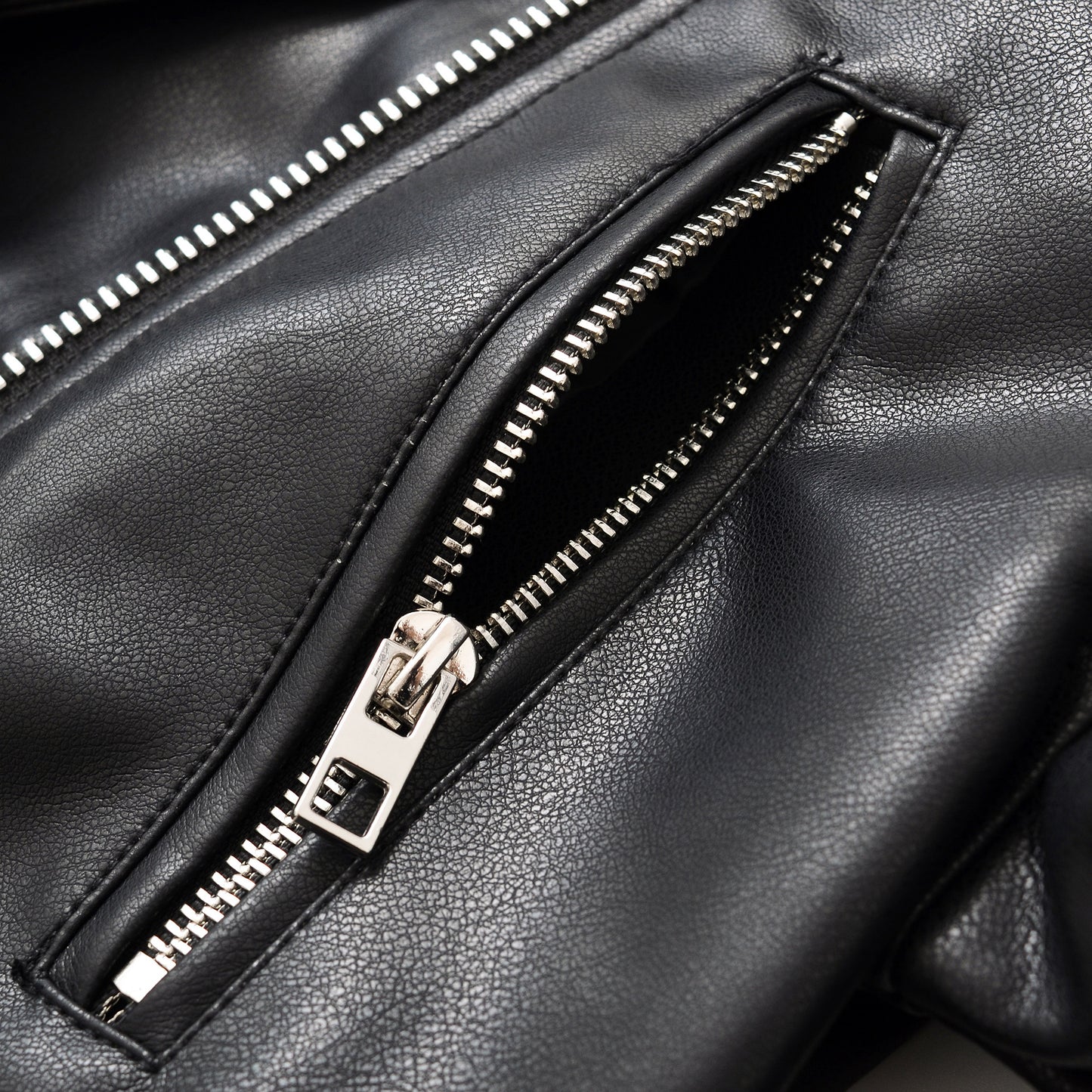Women's Retro Cropped Leather Design Loose-fitting Jackets