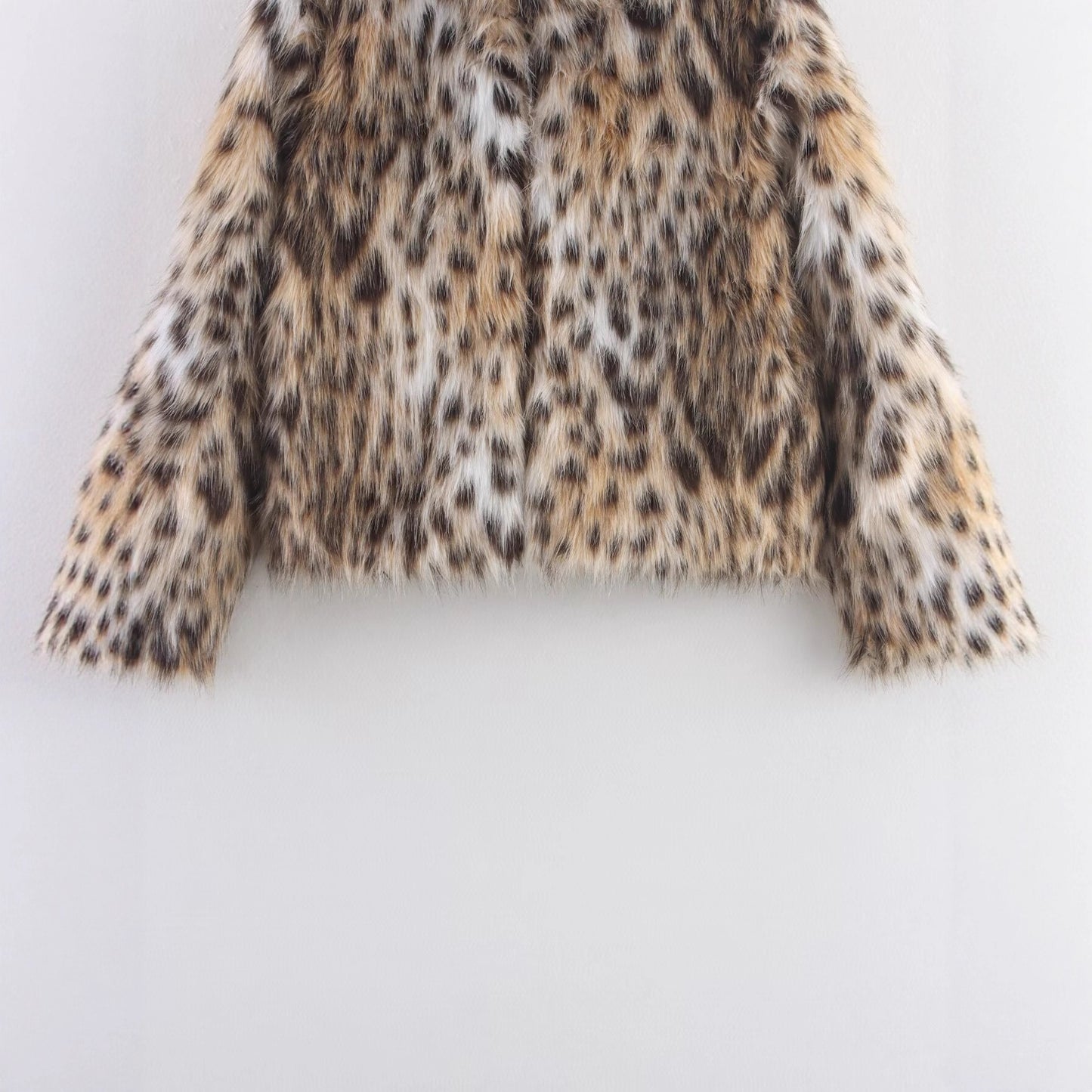 Summer Leopard Print Artificial Fur Fashionable Jackets