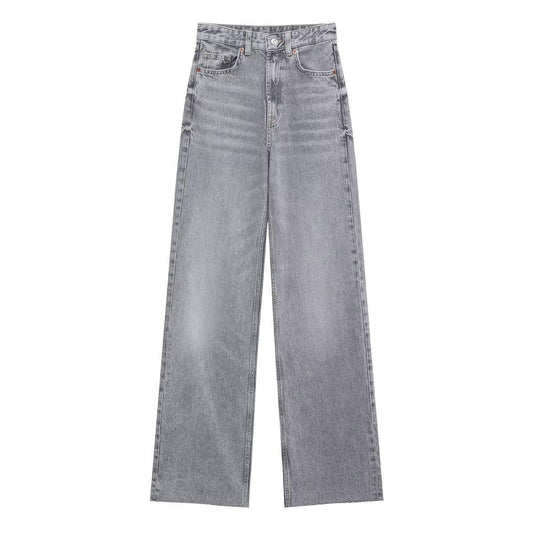 Spring Wide Leg High Waist Long Pants