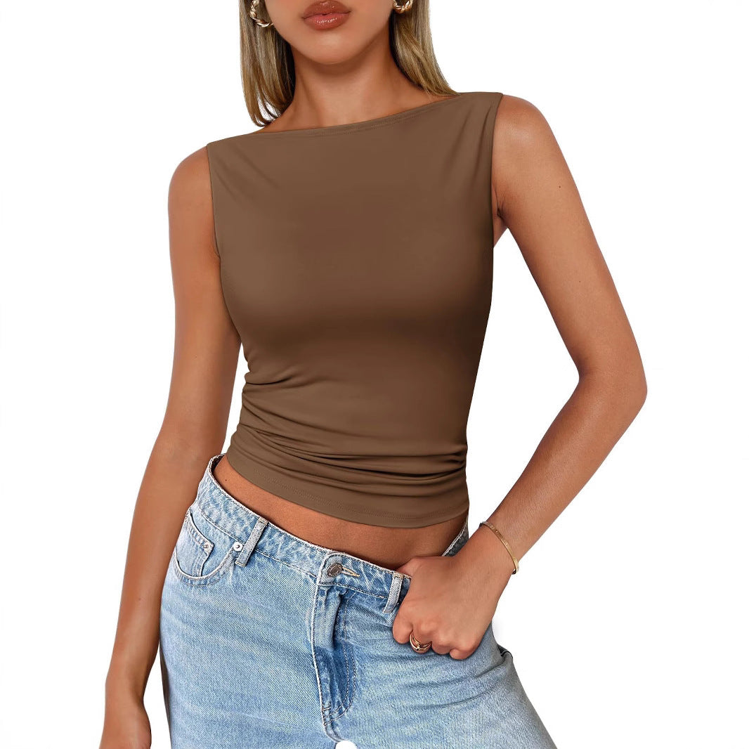 Women's Sleeveless Hot Slim Fit Inner Wear Blouses