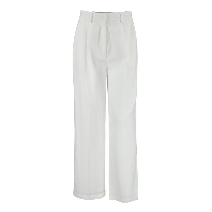 Women's Fashion High Waist Wide Leg Trousers Loose Pants