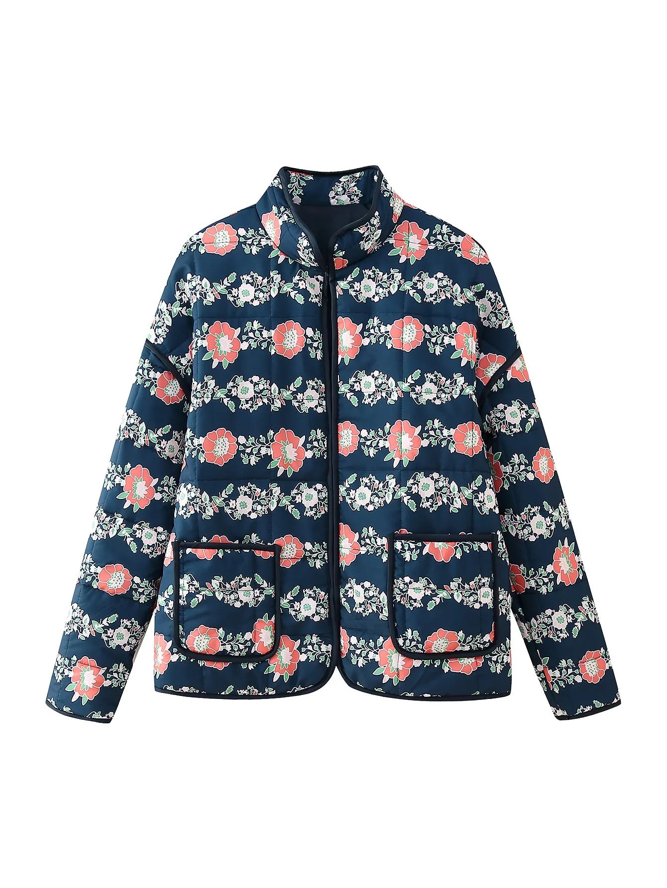 Women's Charming French Retro Pattern Print Jackets