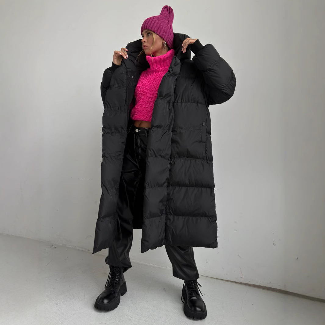 Long Cotton Winter Elegant Warm Thickened Coats