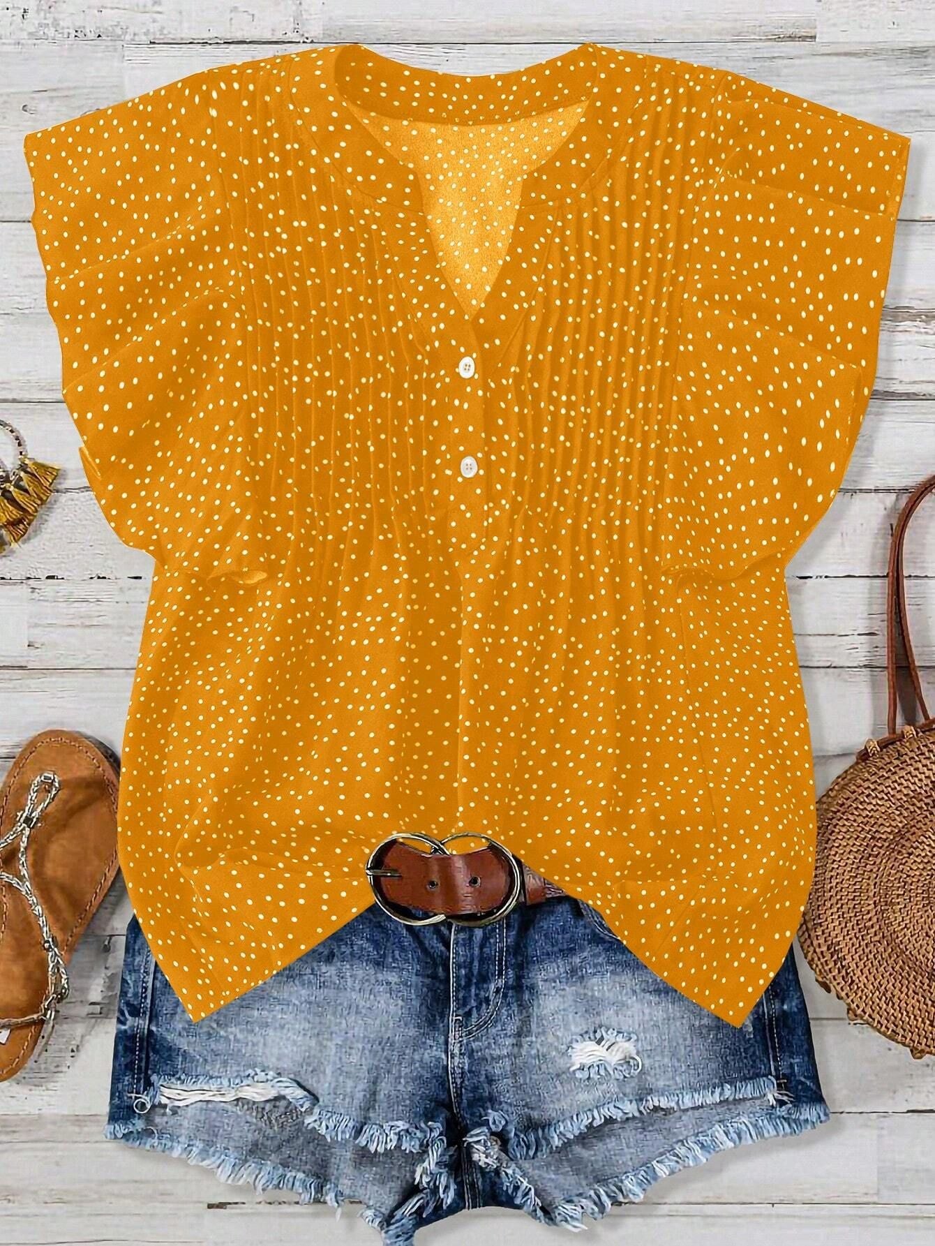 Unique Elegant Princess Sleeves Chiffon Shirt Tops
