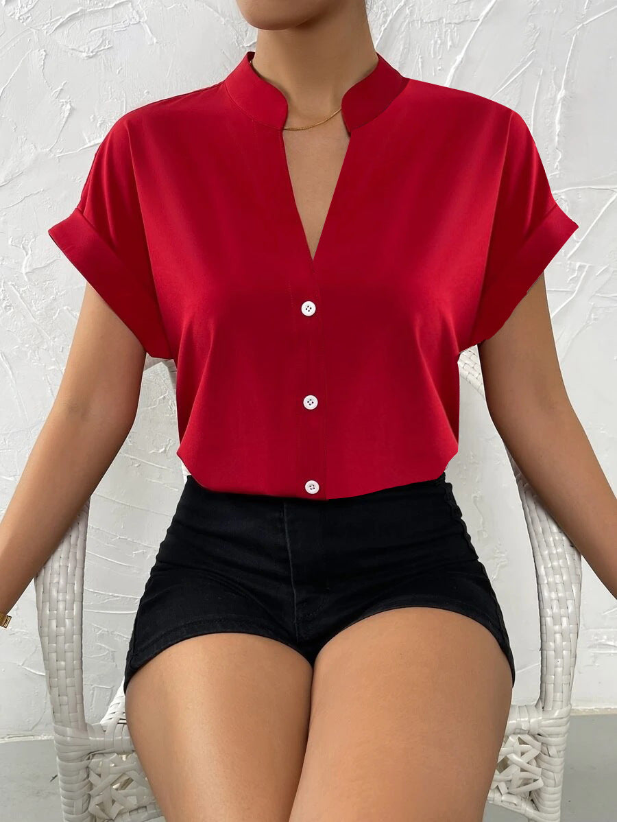 Women's Beautiful Popular Summer Simple Shirt Blouses