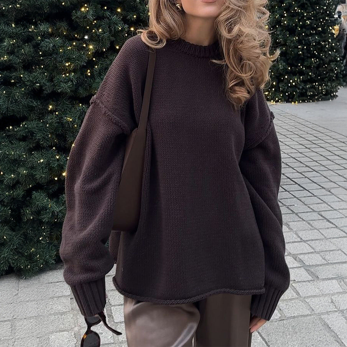 Women's Kai Kuo Lazy Vacation Versatile Wool Knitwear