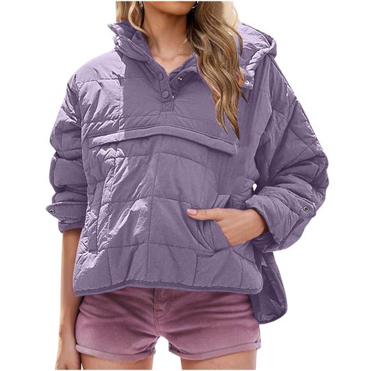 Pure Color Cotton Long Sleeve Pullover Clothing
