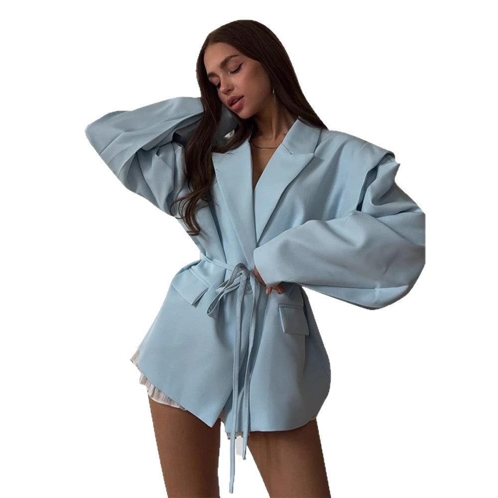 Women's High-grade Temperament Commute Padded Shoulder Blazers