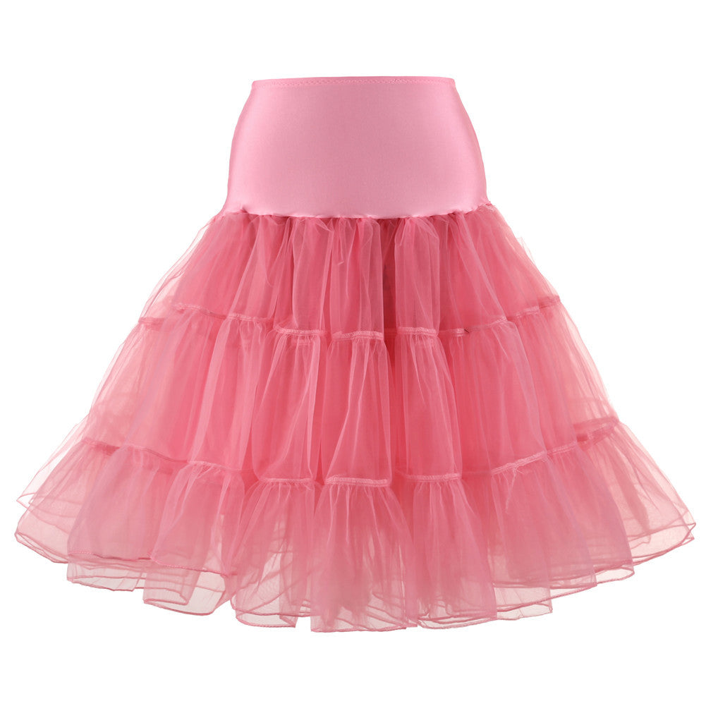 Boneless Gauze Crinoline Violent Color Slip Wedding Dresses