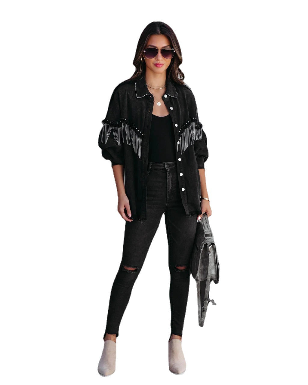 Wind Chain Rivet Street Fashion Single-breasted Jackets