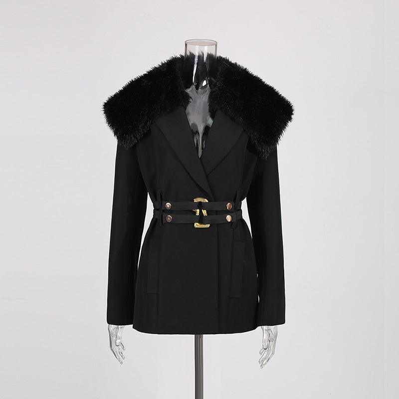 Sense Of Design Small Detachable Fur Blazers