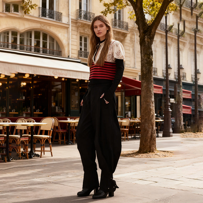 Women's Korean Style Simple Comfortable Wide Leg Pants