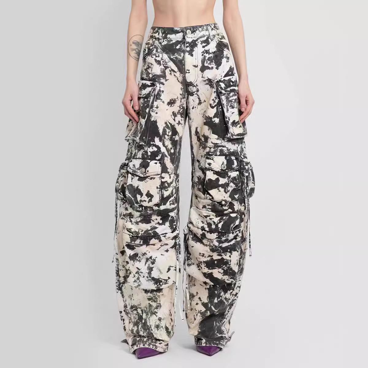 Street Cargo Style Casual Early Spring Pants