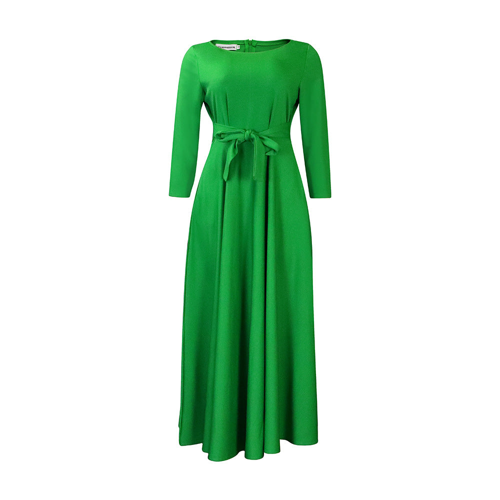 Women's Fashion Elegant Tied Africa Maxi Dress Dresses