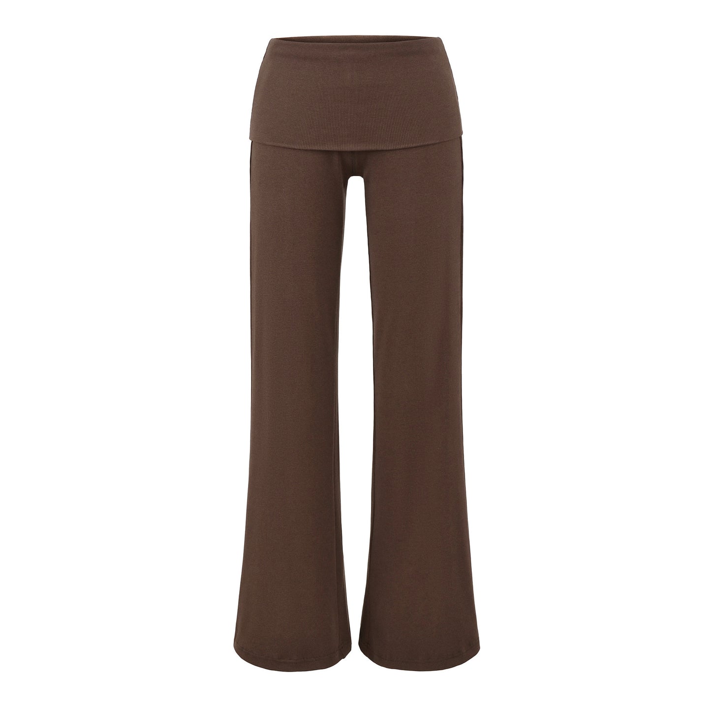 Women's Foldable Waist Of Trousers Knitted Culottes Pants