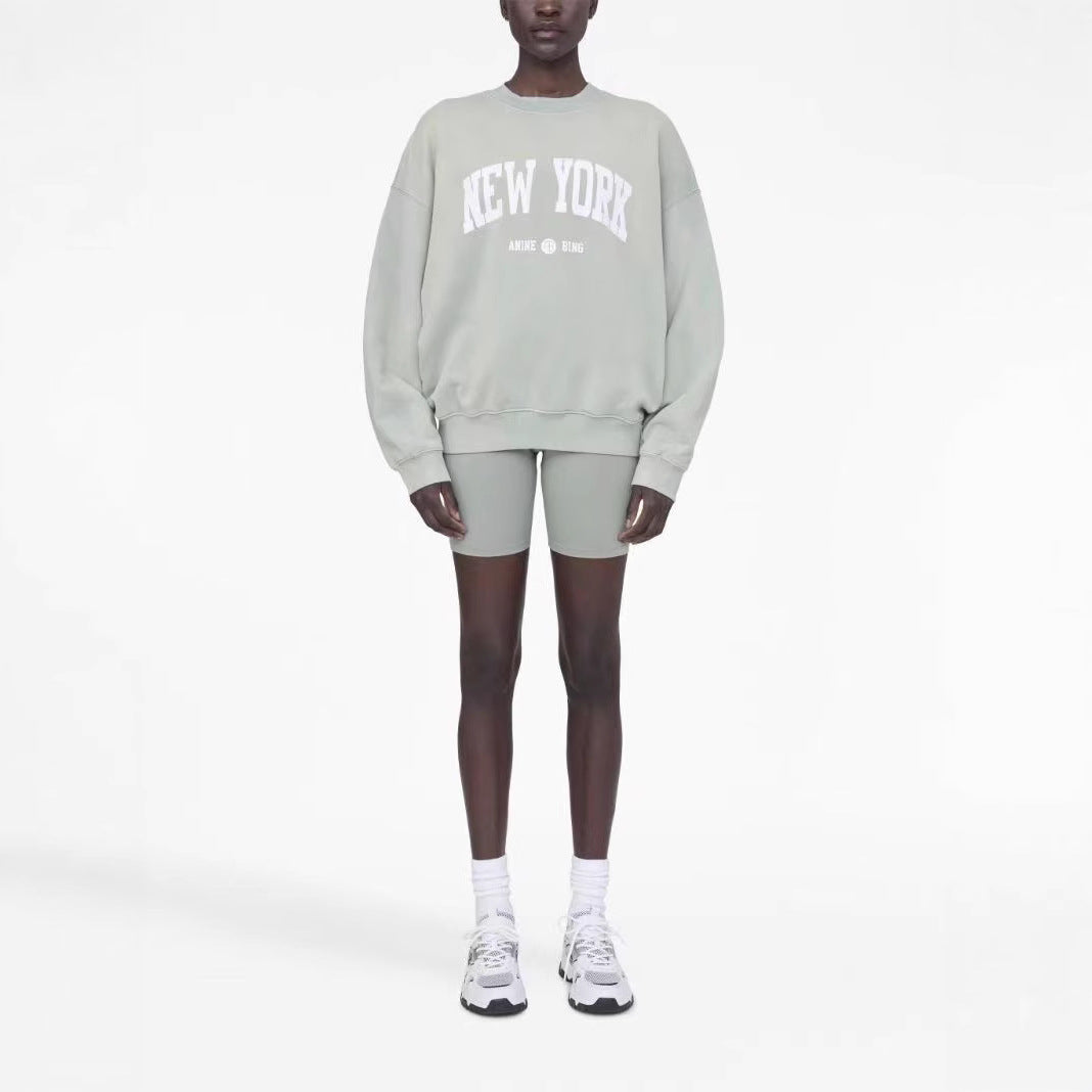 Women's Early Autumn North American Niche Classic Letter Sweaters