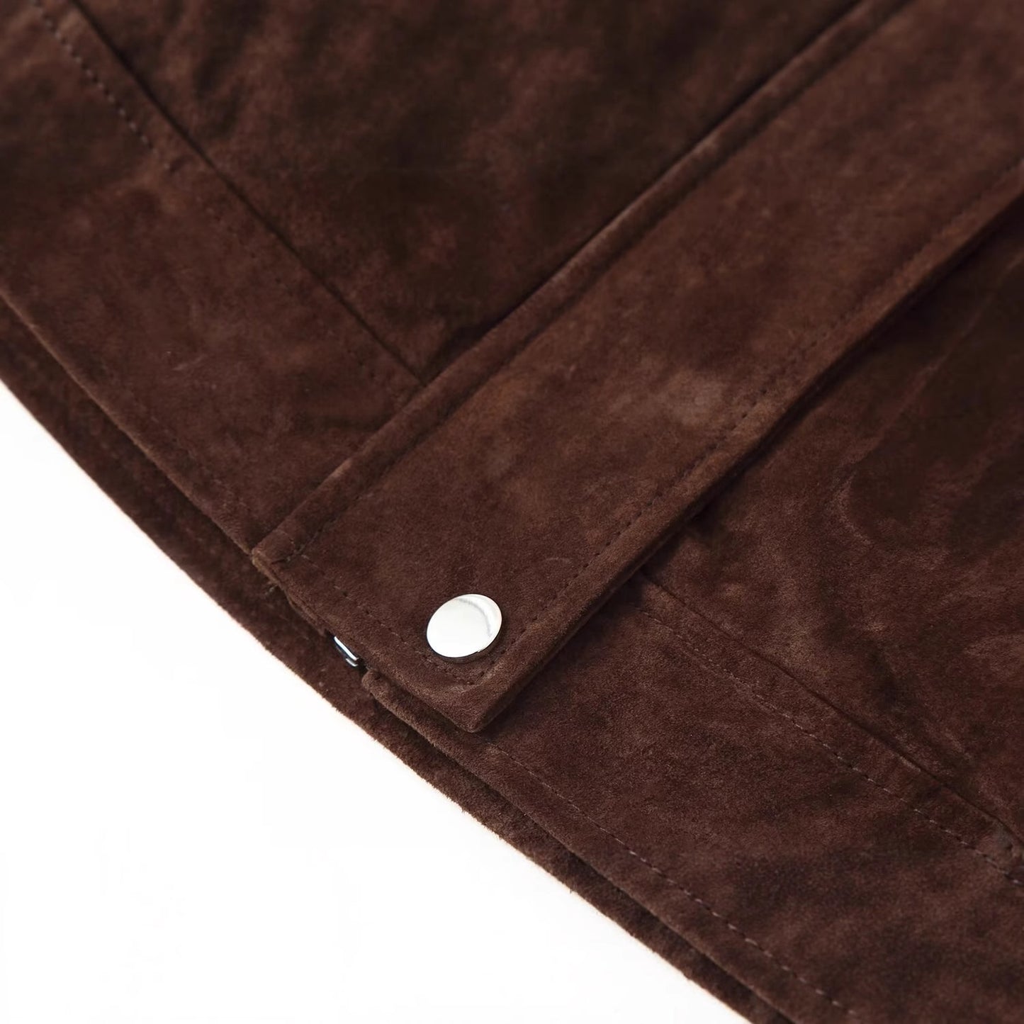 Women's Slouchy Suede Bomber With Pockets Jackets