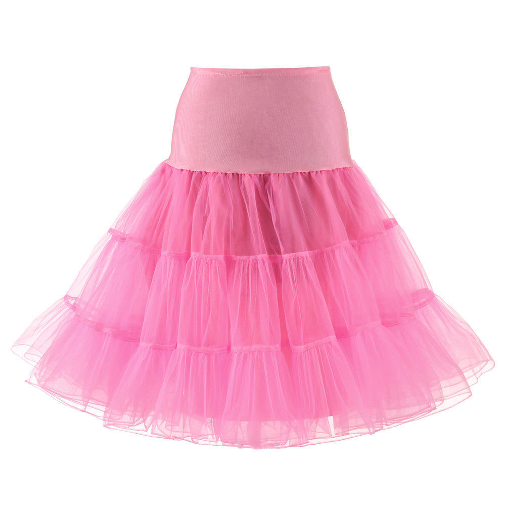 Boneless Gauze Crinoline Violent Color Slip Wedding Dresses