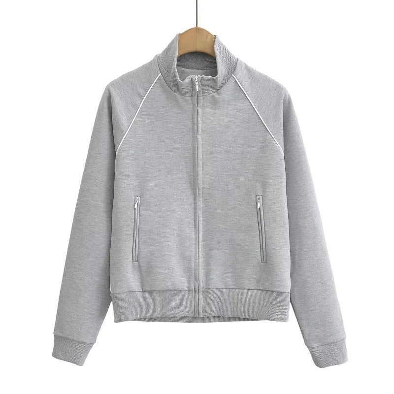 Women's American Style Street Hipster Stand-up Collar Jackets