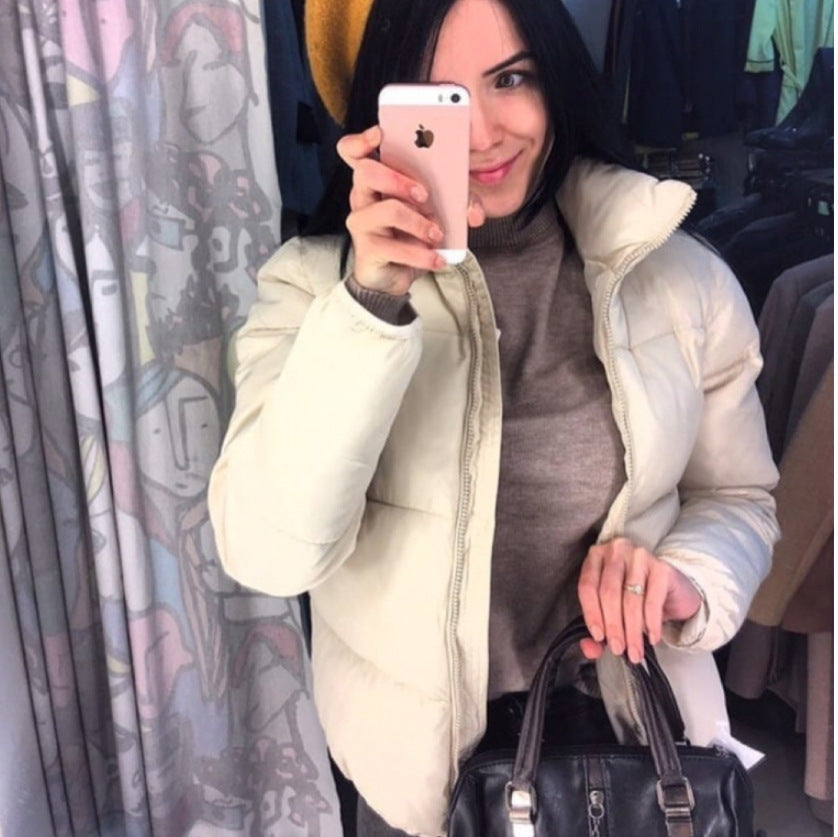 Women's Fashion Solid Color Standard Collar Oversized Winter Coats