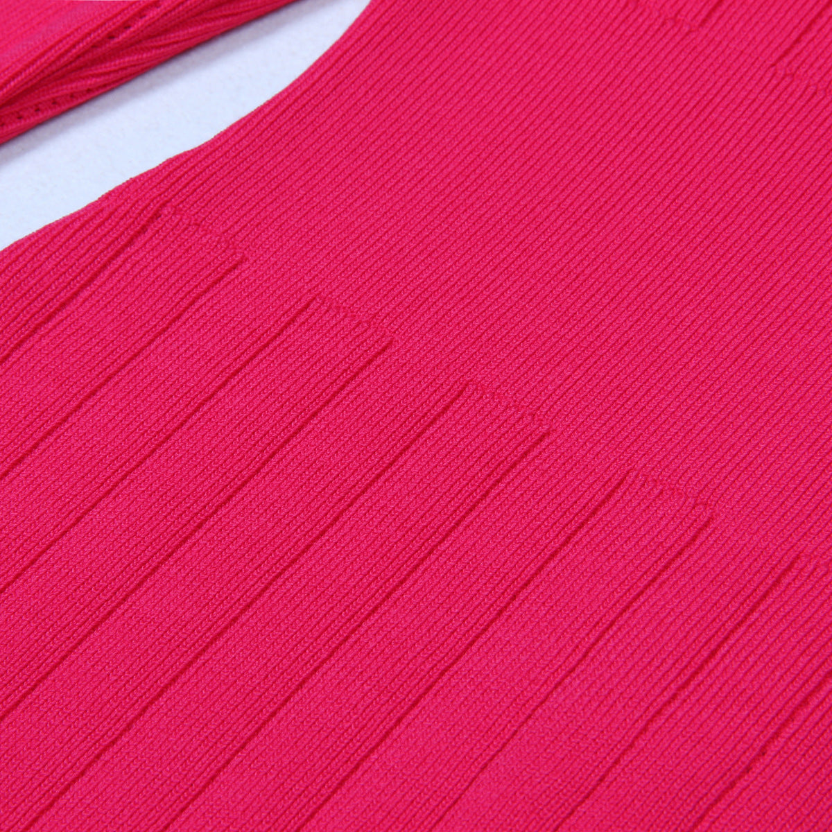 Button Slim Slimming Knitted Dress Simple Skirts