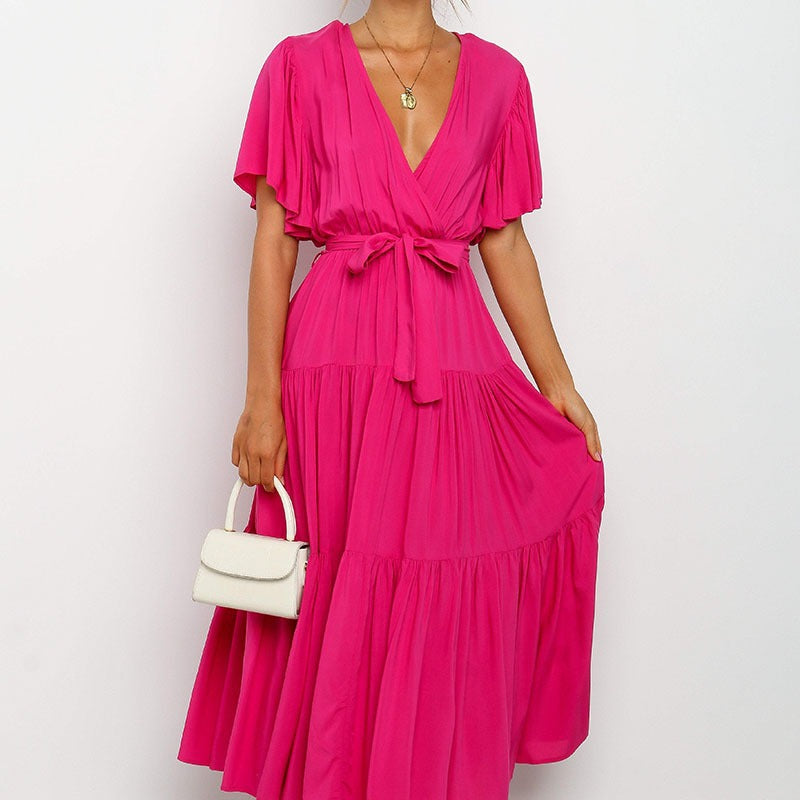 Women's One-piece Dress For Long Large Swing Dresses