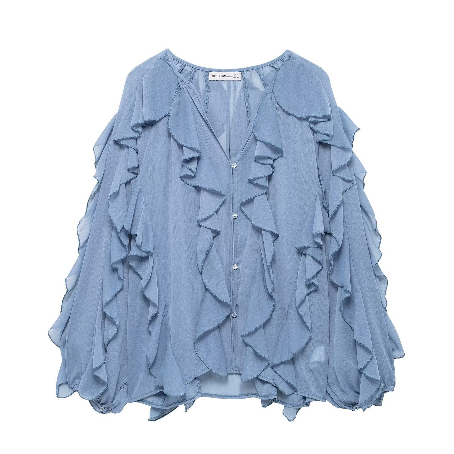 Women's Spring Street Fashion Personality Laminated Decoration Clothing