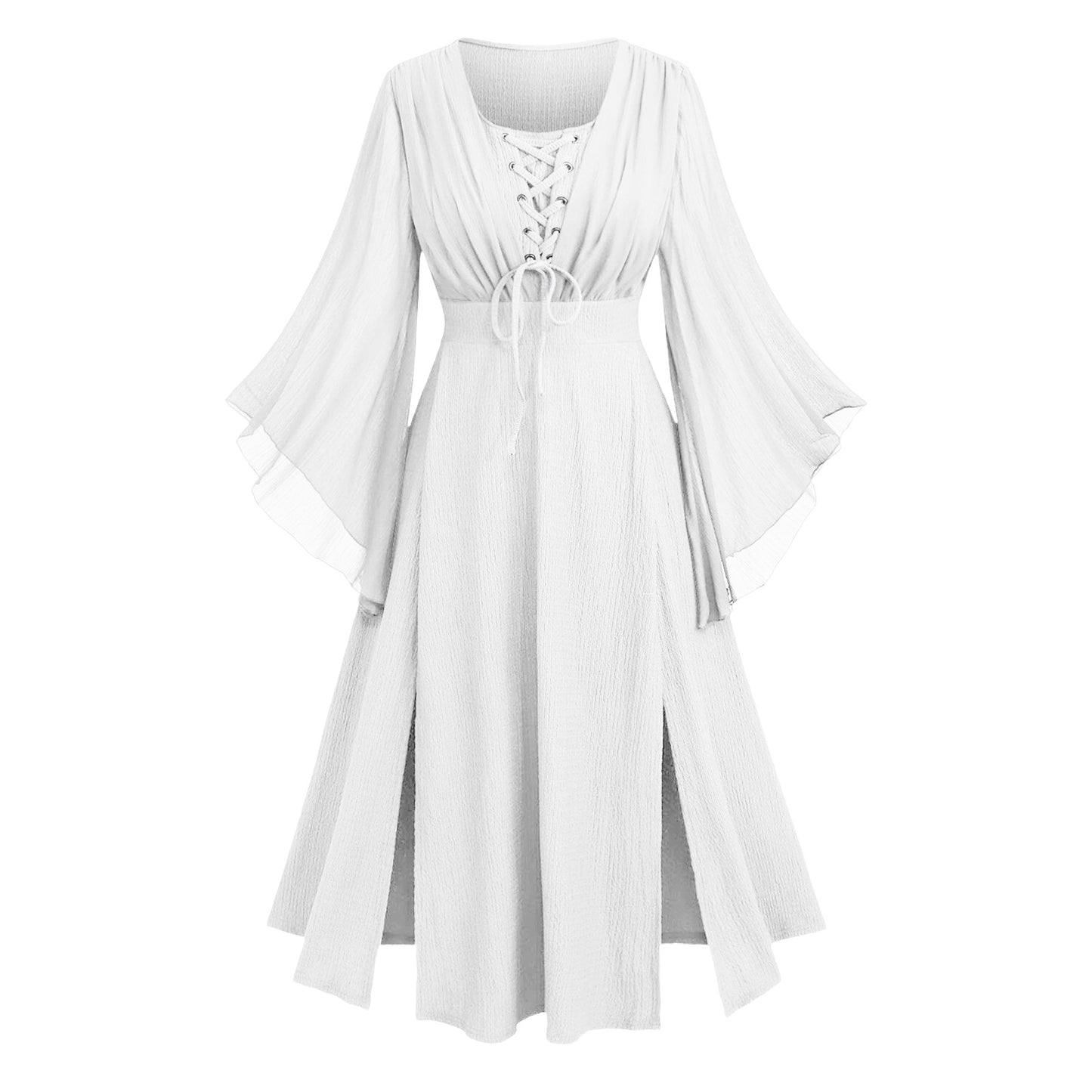 Autumn Slimming Chiffon Sleeve Mid-length Fat Dresses