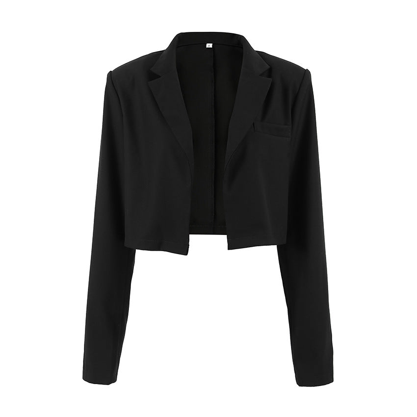 Women's Outdoor Black Autumn Commuter Long Sleeve Coats