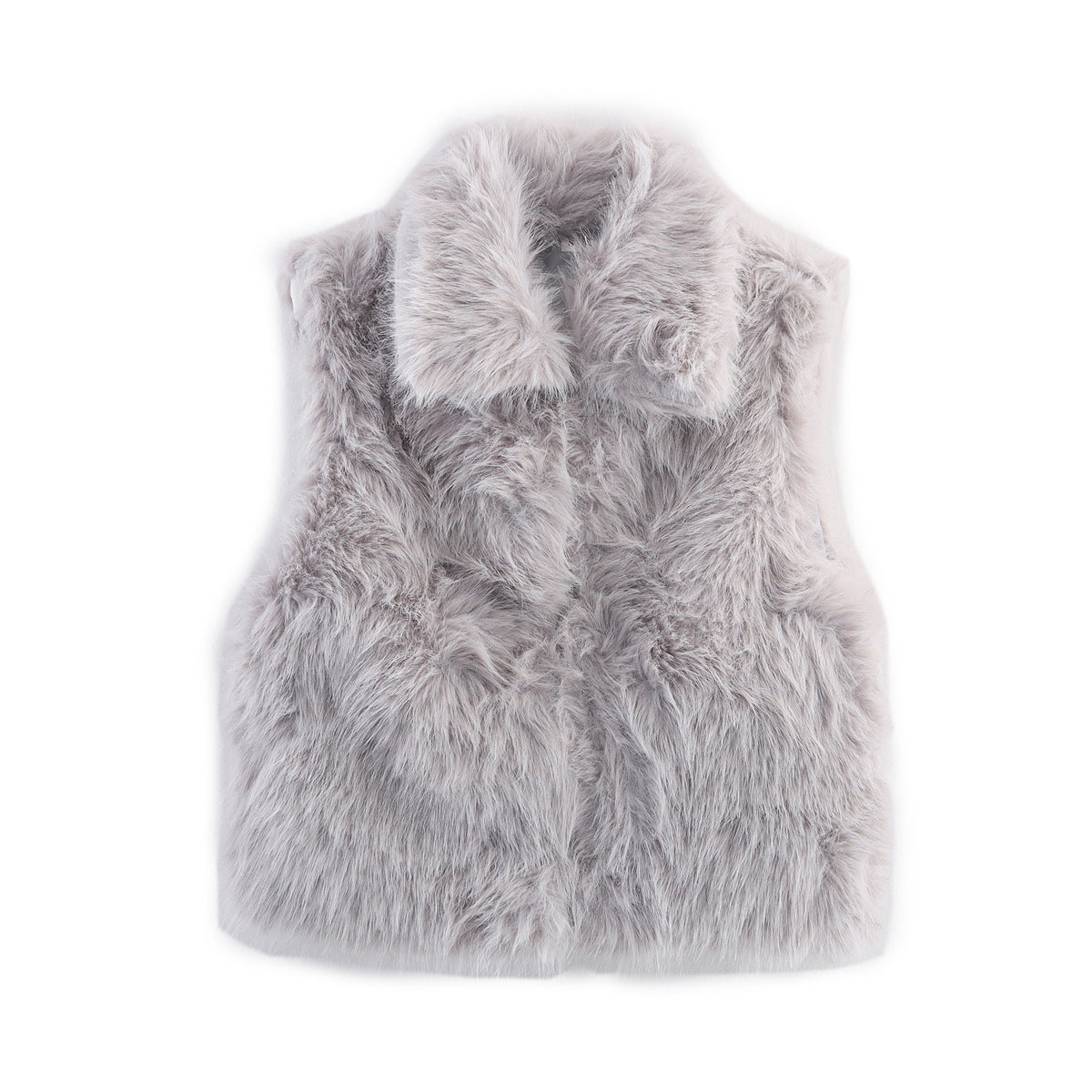 Women's Autumn Casual Street Fashion Artificial Fur Vests