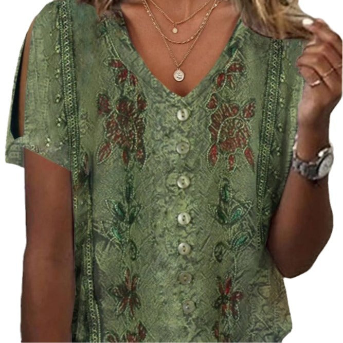 Women's Slouchy Classy Casual Sleeve T-shirt Blouses