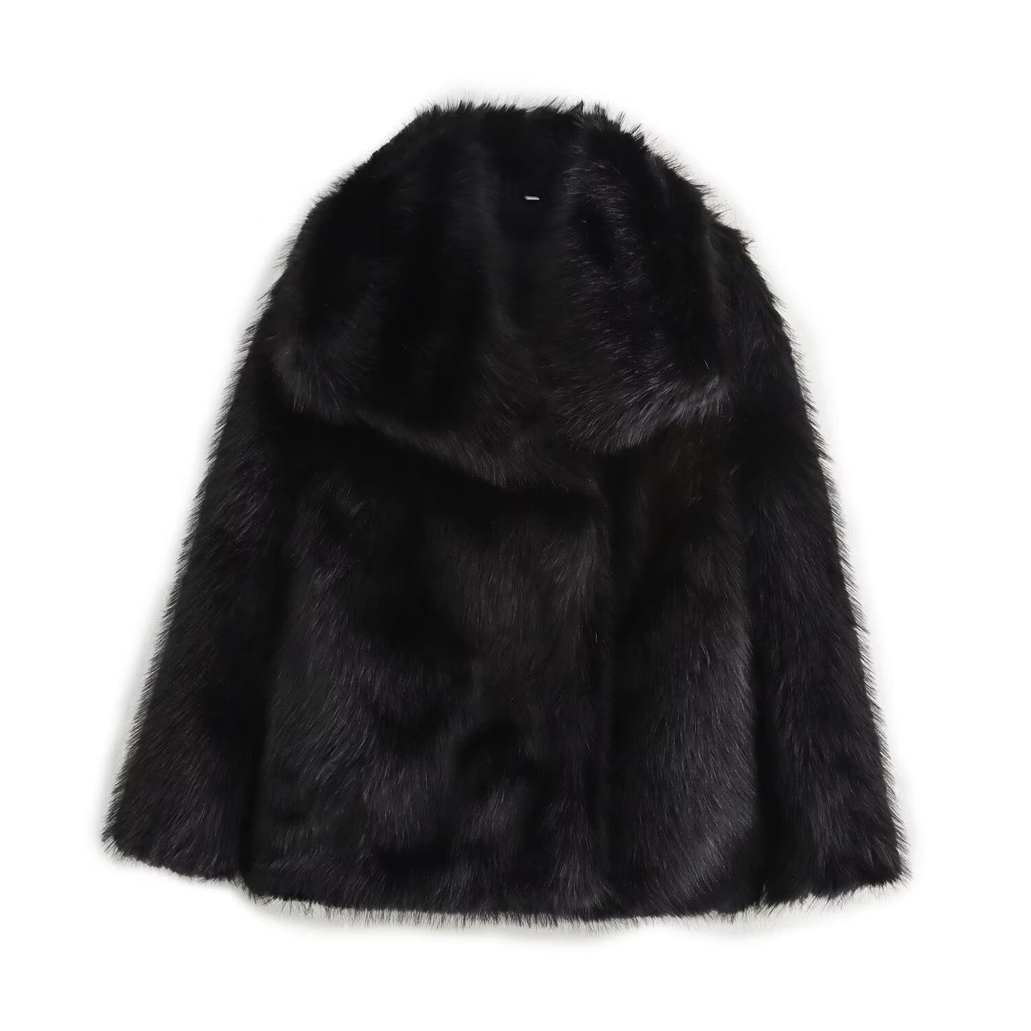Women's Stylish Fashion Temperament Artificial Fur Coats