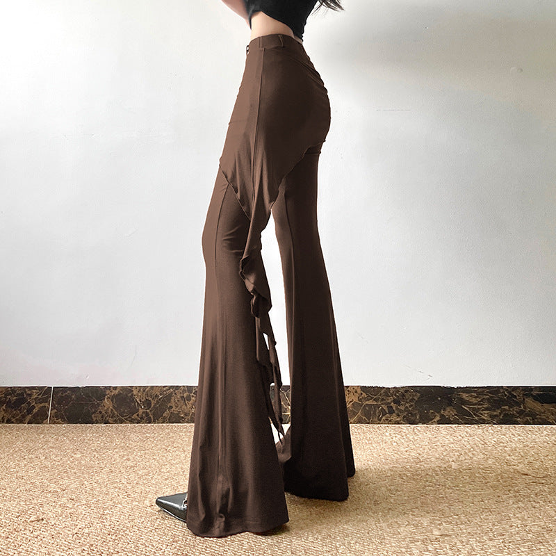 Women's Slim Street Fashion High Waist Casual Pants