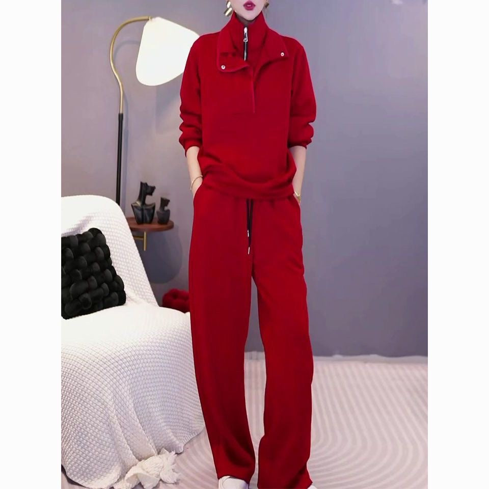 Design Leisure Sports Loose Slimming Two-piece Fashion Casual Suit