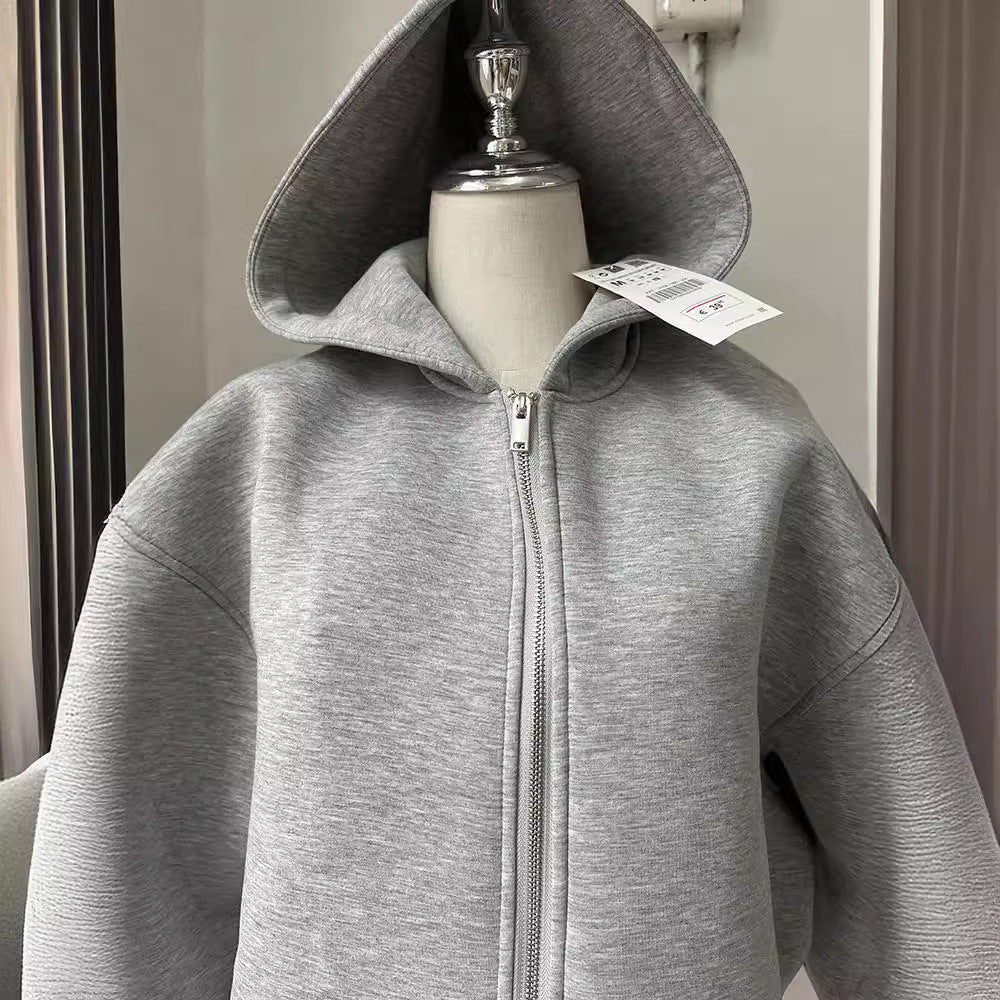 Women's & Men's & High Street Loose Casual Hooded Coats