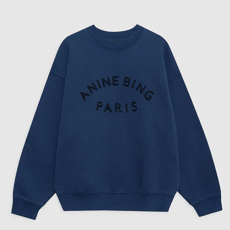 Women's North American Niche Front Felt Embroidered Sweaters