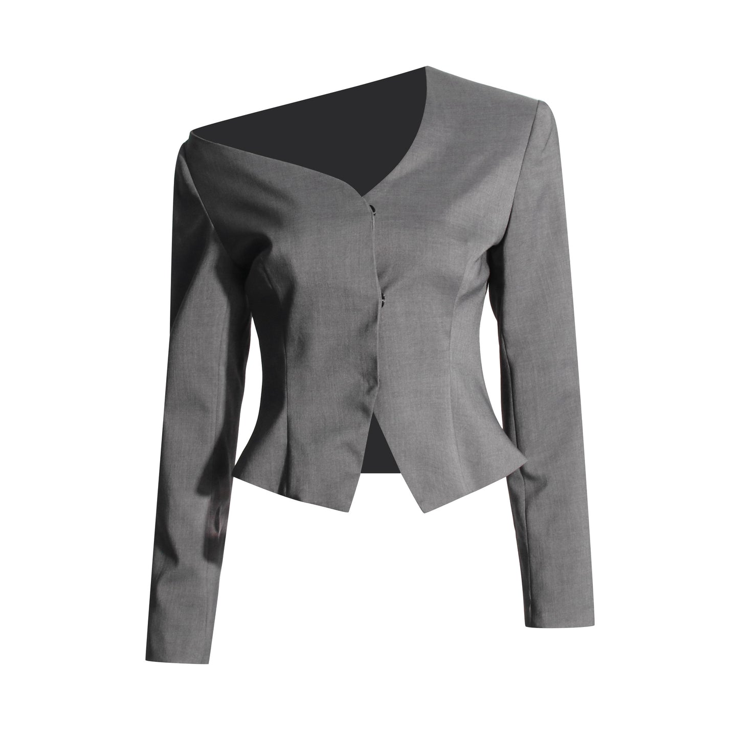 Collar Long-sleeved Small Sexy Waist Fitted Figure Blazers