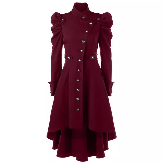 Women's Trench Stand-up Collar Slim Fit British Coats