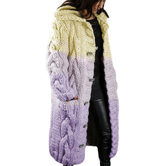 Women's Oversized Fashion Loose Pocket Hooded Sweaters