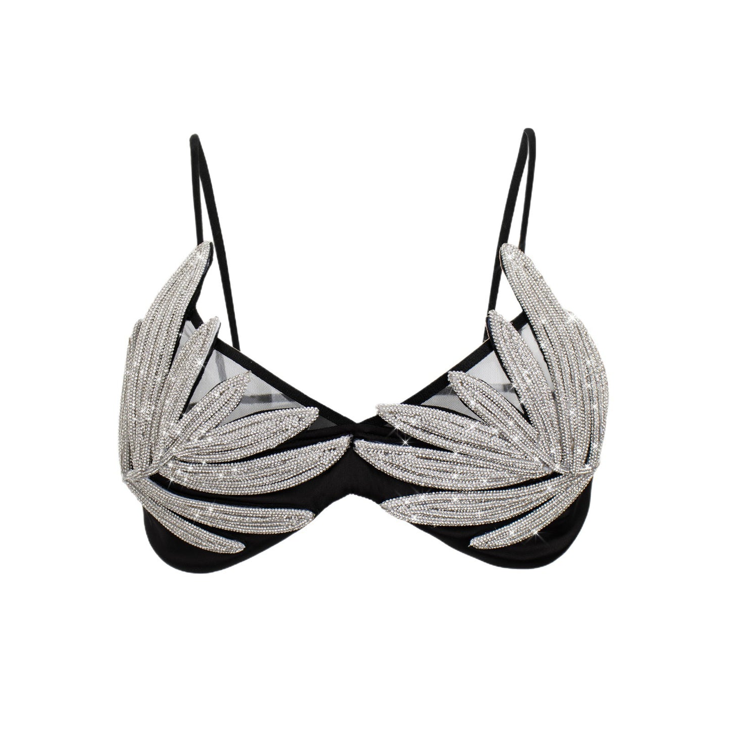 Diamond Bikini Premium Bra Sier Rhinestone Sexy Tops