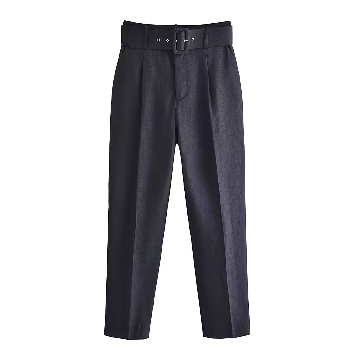 Women's Slim Fit Figure Flattering Belt Accessories Pants