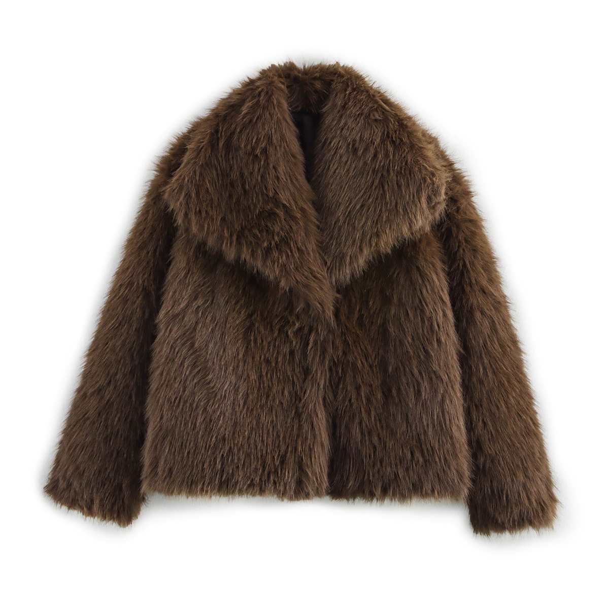 Women's Winter Artificial Fur Street Fashion Grass Jackets