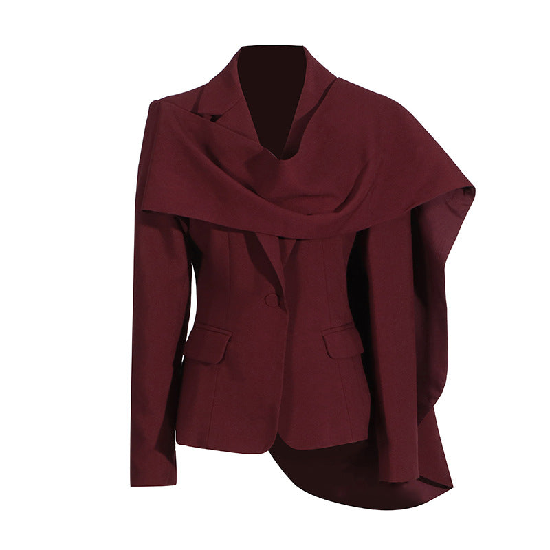 Women's Fashion Personalized Autumn Trendy Style Stitching Blazers