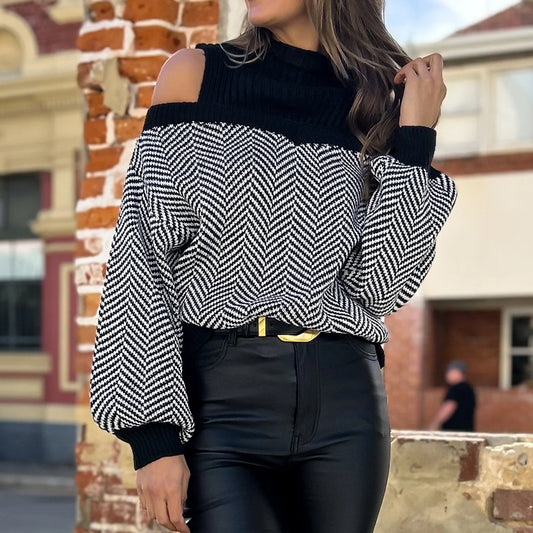 New Attractive Classy Unique Knitted Striped Sweaters