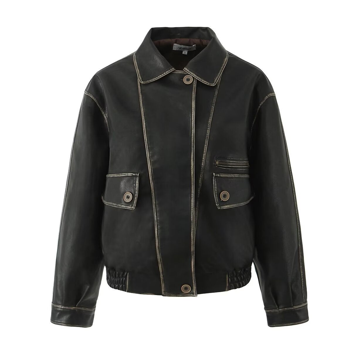 Women's Autumn Fashion Retro Washed Brushed Jackets