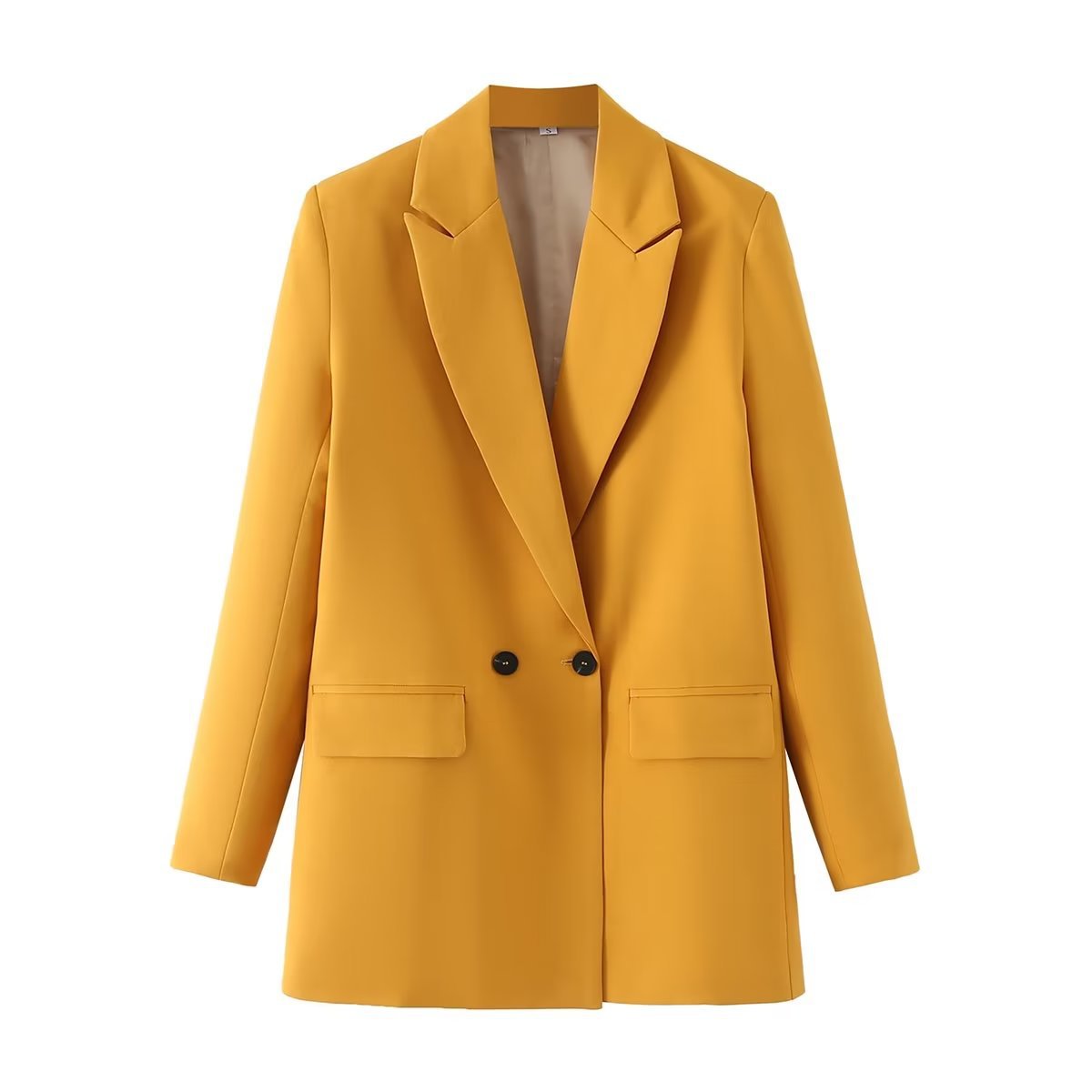 Women's Popular Beautiful Simple Loose Double-breasted Blazers